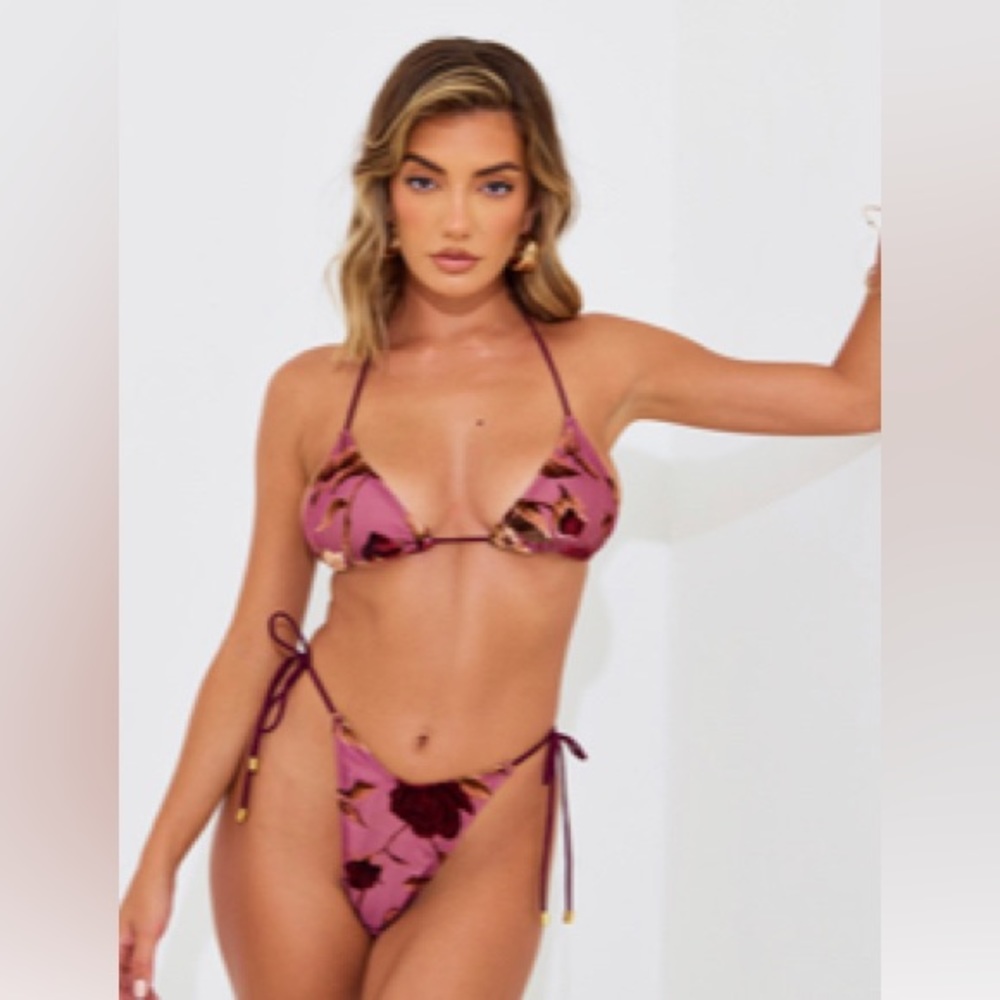 Sexy Floral String Bikini